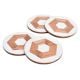 Hexagon Wood And Resin CoasterÂ In Set Of 4